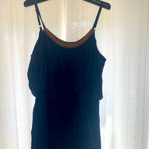IZ Byer dress with beaded top. Large. Blue